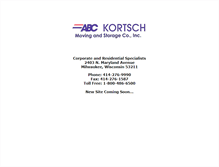 Tablet Screenshot of kortschmoving.com